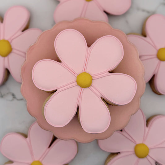 Pink Petals Sugar Cookie